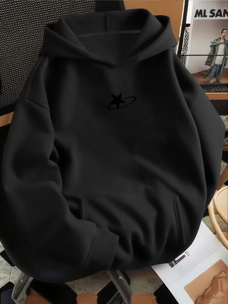 Women'S Hoodie with Star Print