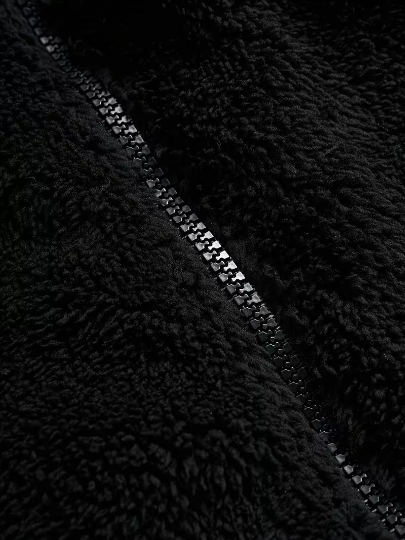 Men'S Casual Embroidered Velvet Jacket